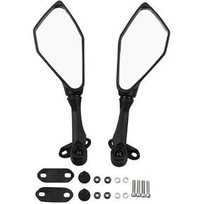 مرآة الرؤية الخلفية للدراجة النارية متوافقة مع نينجا 250 300R ZX 6R 636 EX300 ABS 2011-2018 ونينجا 400 2018-2021