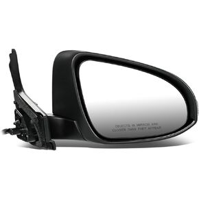 DNA Motoring OEM-MR-TO1320262 Factory Style Powered+Heated Left Side Door Mirror Compatible with 10-15 Toyota Prius / 14-15 Prius Plug-In