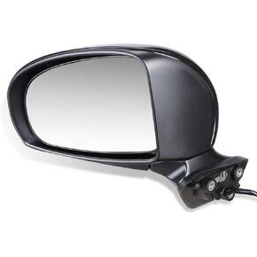 DNA Motoring OEM-MR-TO1321255 مرآة باب جانبية تعمل بالطاقة على طراز المصنع متوافقة مع 04-09 Toyota Prius