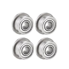 uxcell SF688ZZ Flanged Ball Bearing 8x16x5mm Double Shielded Stainless Steel Bearings 4pcs
