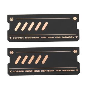 Memory Cooling Heatsink, Graphene Fast Conduction Stable Copper Heat Sink for DDR4 DDR5 Laptop Memory
