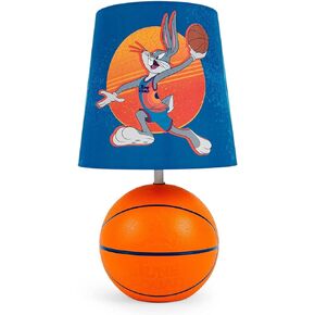 Space Jam 2: مصباح مكتبي ثلاثي الأبعاد لفريق Legacy Tune Squad Basketball، ضوء مزاج Bugs Bunny | إكسسوارات ديكور المنزل وأساسيات الغرفة | مجموعة لوني تونز الرسمية | 14 بوصة طويل القامة