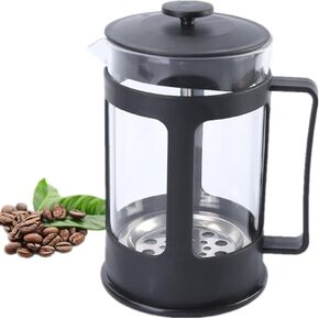ماكينة صنع القهوة الفرنسية بالضغط سعة 350 مل، وعاء قهوة كافيتيير زجاجي مقاوم للحرارة عالي البورسليكات مع 3 مرشحات للمكتب المنزلي والأنشطة الخارجية. in Kuwait