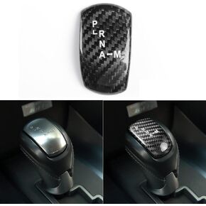 Real Dry Carbon Fiber Gear Shift Knob Cover Shifter Top Cap Decorator Interior Trim Car Molding Accessories for Nissan GTR R35 2008 2009 2010 2011 2012 2013 2014 2015 1PC