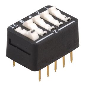 Arndt 206-517 DIP Switch، 5 مواضع، هزاز قياسي مرتفع (عبوة من 20 قطعة)