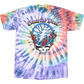 Liquid Blue Men's Standard Grateful Dead Steal Your Wheel SYF and Roses