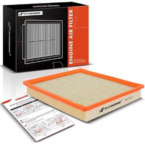 A-Premium Engine Air Filter Compatible with Buick Regal & Cadillac XTS & Chevrolet Impala, Malibu, Malibu Limited, 2013-2020, 2.0L 2.5L 3.6L, Flexible Panel, Replace# 22989313