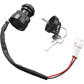 Ignition Key Switch for Yamaha Raptor 700 660 350 250 125, Grizzly 125 350, 02-04 Breeze125, 02-04 Warrior 350, 02-09 Wolverine 350, Replace # 5LP-82510-01-00