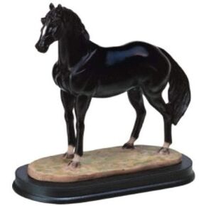 SS-G-11405 Horses Collection Black Horse Figurine Decoration Decor Collectible