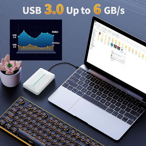 وحدة تحكم ألعاب ريترو HDD 500G، محرك أقراص ثابتة خارجي مع أنظمة ألعاب مزدوجة، 38251 لعبة ريترو و42 لعبة كمبيوتر AAA، توصيل وتشغيل نظام ريتروبات للكمبيوتر الشخصي الذي يعمل بنظام Windows 8.1/10/11، 5400 دورة في الدقيقة، حتى 6 جيجابايت/ثانية in Saudi Arabia