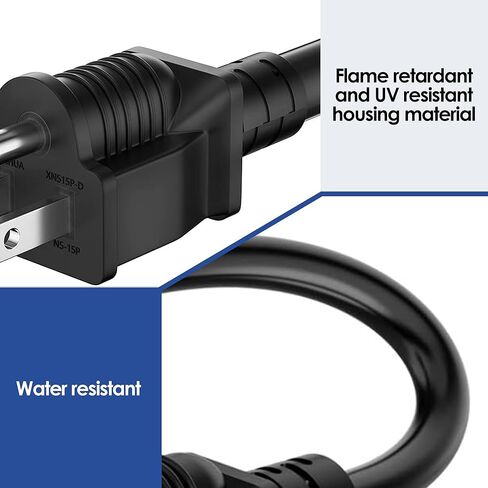 سلك محول شاحن EV، سلك محول طاقة عالي التحمل 12AWG NEMA 5-15P إلى 14-50 EV، قابس منزلي 1 قدم 16 أمبير إلى محول شفرة 14-50 T لشحن المركبات الكهربائية in Kuwait
