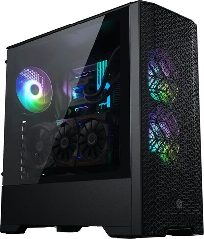 (MG-NE520S_BK02) Neo Silent ATX Mid-Tower, Silent Front Design, 1x 120 Fan, Black in Saudi Arabia