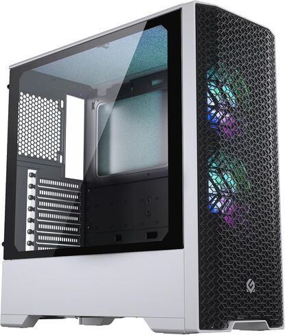 (MG-NE520S_BK02) Neo Silent ATX Mid-Tower, Silent Front Design, 1x 120 Fan, Black in Saudi Arabia
