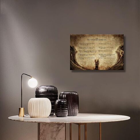 Verse Wall Art Poem Framed Wall Decor Canvas Modern Vintage Psalm Of Life Longfellow Poster For Home Decor Inspirational Quotes Art Painting Pictures Prints Framed (12x18 inch) in Saudi Arabia