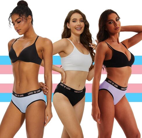 3 قطع - سراويل داخلية من نوع Gaff للملابس الداخلية للنساء المتحولين جنسيًا، مريحة/ناعمة مخفية in Kuwait