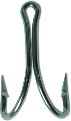 خطاف مزدوج من الفولاذ المقاوم للصدأ من Mustad Classic 2 قوي للغاية مع ساق مفتوحة قصيرة جدًا in Kuwait