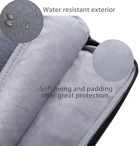ProCase Tablet Laptop Bag Sleeve Case Cover with Size Zipper, Protective Sleeve Bag for Tablet Laptop Ultrabook Notebook MacBook in Saudi Arabia