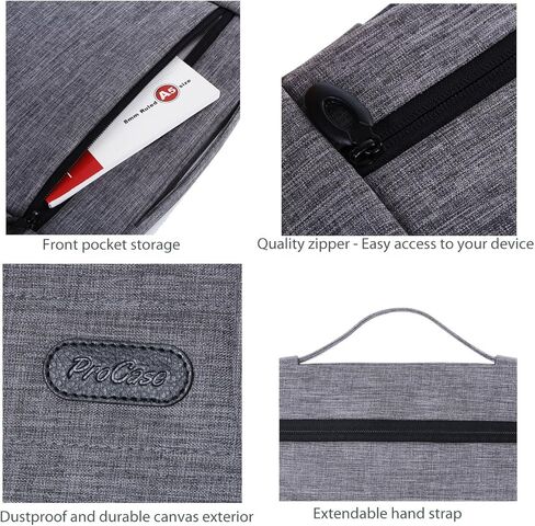 ProCase Tablet Laptop Bag Sleeve Case Cover with Size Zipper, Protective Sleeve Bag for Tablet Laptop Ultrabook Notebook MacBook in Saudi Arabia