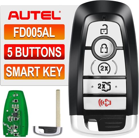 Autel MaxiIM IKEYFD005AL Key FOB Replacement for F-o-r-d, 2024 5 Buttons Programmable Smart Key, OE-Quality Blank Car Clicker Transmitter 130FT/40M, Work w/Autel KM100 IM508S IM608S II IM608S PRO II in Saudi Arabia