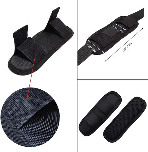 momerch Detachable Shoulder Strap Pad Soft Air Cushion for Laptop Backpack Sport Bag Messenger Guitar Case in Saudi Arabia