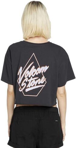 Volcom Women's Just a Trim Short Sleeve Crop Tee in Saudi Arabia