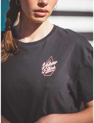 Volcom Women's Just a Trim Short Sleeve Crop Tee in Saudi Arabia