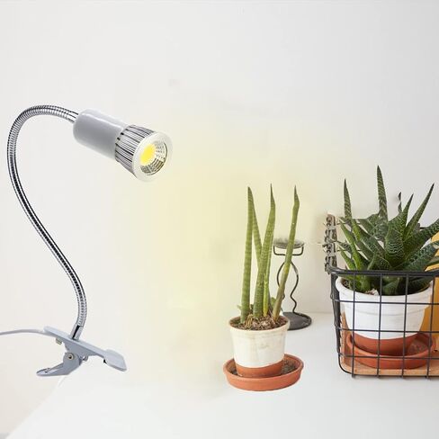 Clip Desk Lamp Socket,2 Pack Flexible Desk Light Socket,Gooseneck Clip on Light,Flexible Lamp with Clamp,Adjustable Light Stand Clamp Lamp,Night Light,Reading Book Light in Saudi Arabia