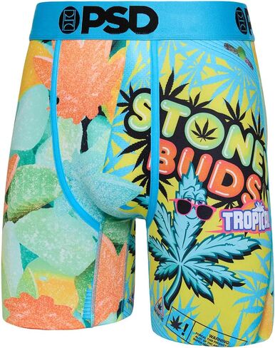 PSD Men's Trop Stoney Buds Boxer Briefs, Multi, M in Kuwait