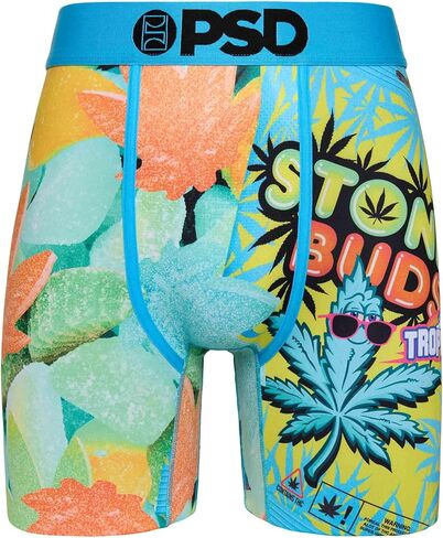 PSD Men's Trop Stoney Buds Boxer Briefs, Multi, M in Kuwait