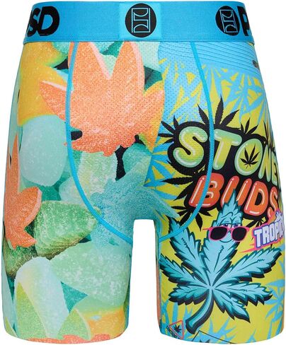 PSD Men's Trop Stoney Buds Boxer Briefs, Multi, M in Kuwait