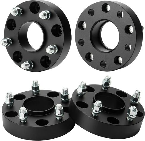 Youxmoto 5X5.5 1.5in (38mm) فواصل العجلات 5x139.7mm محولات العجلات 77.8mm Bore Hubcentric مناسبة لـ Ram 1500 2012-2018 مع مسامير M14x1.5، 4 قطع in Saudi Arabia