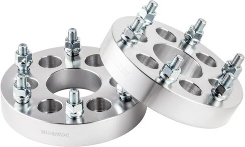 DCVAMOUS 4PC 6x4.5 to 6x5.5 Wheel Adapters 1.25 Inch with 12x1.25 Studs Compatible with Nissan 6 Lug 6x114.3 to 6x139.7 for 2005-2023 Frontier | 2005-2014 Pathfinder | 2005-2015 Xterra in Saudi Arabia