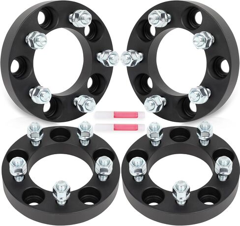 SCITOO 4Pcs 5x4.75 to 5x4.5 Wheel Adapters 1 inch Bore 87.1mm Studs 12x1.5 5 Lug Wheel Spacers No Hubcentric Fit for Chevrolet Corvette 1984-2019,for Cadillac XLR 2004-2009 in Saudi Arabia