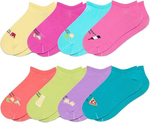 HUE Women's No Show Sport Socks, 8 Pair Pack in Saudi Arabia