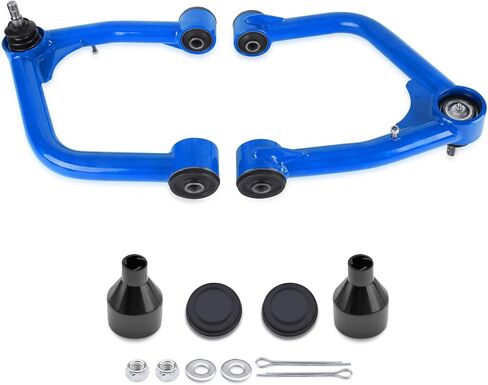FLYCLE Black Front Upper Control Arms for 95-02 4Runner, 2 PCS 2-4" Lift Black White Grain Tubular Front Suspension Control Arm Compatible with 1995-2004 Tacoma in Saudi Arabia