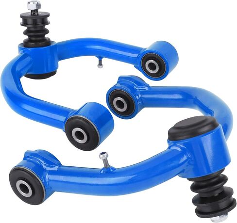 FLYCLE Black Front Upper Control Arms for 95-02 4Runner, 2 PCS 2-4" Lift Black White Grain Tubular Front Suspension Control Arm Compatible with 1995-2004 Tacoma in Saudi Arabia