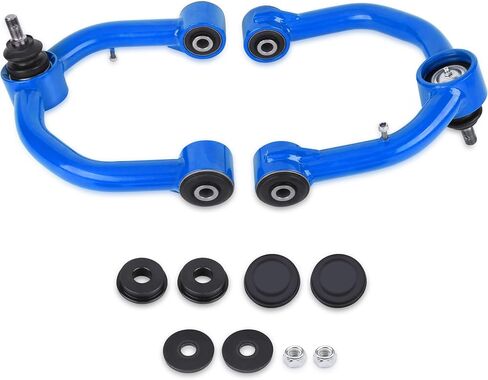 FLYCLE Black Front Upper Control Arms for 95-02 4Runner, 2 PCS 2-4" Lift Black White Grain Tubular Front Suspension Control Arm Compatible with 1995-2004 Tacoma in Saudi Arabia