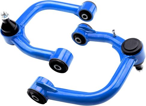 FLYCLE Black Front Upper Control Arms for 95-02 4Runner, 2 PCS 2-4" Lift Black White Grain Tubular Front Suspension Control Arm Compatible with 1995-2004 Tacoma in Saudi Arabia