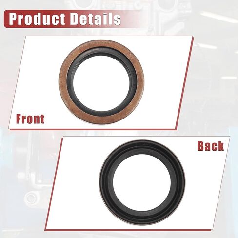 uxcell 2pcs Engine Crankshaft Oil Seal Replacement for Toyota Land Cruiser 1990-1997 for Lexus LX450 1996-1997 No.90310-35010/9031035010 in Saudi Arabia