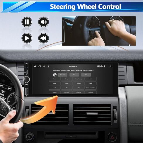 [2+64G] Single Din Android 13 Car Stereo with Wireless Apple Carplay Android Auto,6.86 Inch IPS Touchscreen Car Radio with WiFi,GPS Navigation,Bluetooth,FM/RDS,SWC,Dual USB/AUX-in +AHD Backup Camera in Saudi Arabia