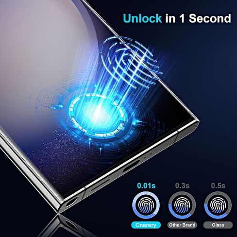 واقي شاشة مكون من 3 قطع لهاتف Samsung Galaxy S10 Plus [ليس زجاجيًا]، يدعم طبقة TPU المرنة لبصمات الأصابع مع واقي عدسة الكاميرا، تغطية كاملة منحنية ثلاثية الأبعاد خالية من الفقاعات in Kuwait