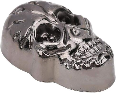 HEEPDD 20PCS Skeleton Ghost Rivet, Skull Crossbone 3D Ghost Rivet Stud Punk Decorative Buttons with 20Pcs Screws for Bag Leather Belt DIY Craft Making15.66 * 25.24mm(Gun Color) in Saudi Arabia