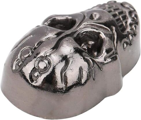HEEPDD 20PCS Skeleton Ghost Rivet, Skull Crossbone 3D Ghost Rivet Stud Punk Decorative Buttons with 20Pcs Screws for Bag Leather Belt DIY Craft Making15.66 * 25.24mm(Gun Color) in Saudi Arabia