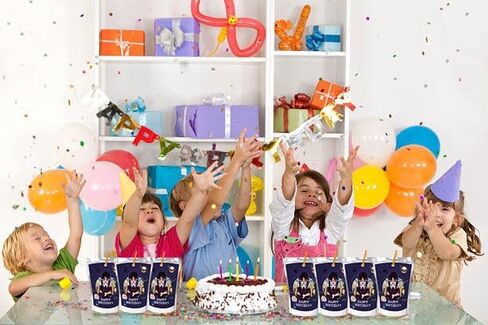 Adlight 24Pcs Wednesday Addams Birthday Party Supplies,Cartoon Wednesday Juice Pouch Tags Stickers for Wednesday Party Decorations. in Saudi Arabia