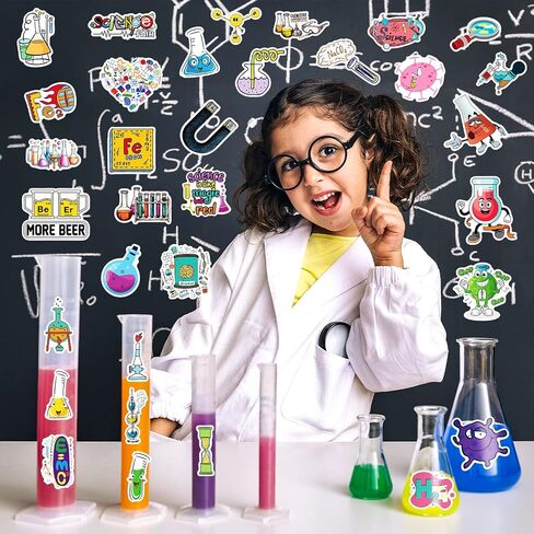 400pcs Science Stickers, Science Classroom Decor, Science Stickers for Teacher Students Kids Teens, Science Stickers for Water Bottles, Math Chemistry Physics Biology Gifts, Lab Science Decorations in Saudi Arabia