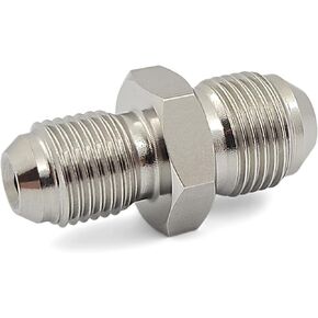 M10x1.0 to M12x1.0 Fitting - Male Union Coupler Adapter For Brake Clutch Fuel Oil and Coolant (M10-M12)