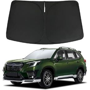 Front Windshield Sun Shade for Forester SUV 2019 2020 2021 2022 2023 Window Sunshade Sun Visor Cover Foldable Sunshade Protector 2023 Upgrade 001