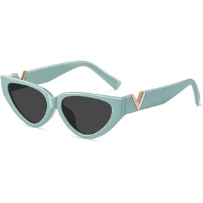 Cat Eye Sunglasses for Women Men Trendy Cateye Women's Vintage Classic Retro Sun Glasses