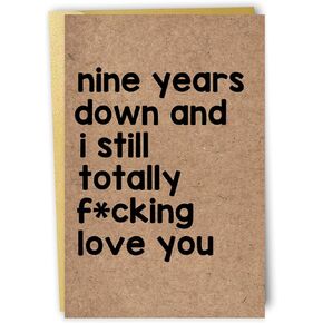 Humor Eighth Year Anniversary Card, Happy Eight Years Anniversary Card for Men Women, Funny 8th Years Wedding Card for Couple, Romantic 8 Years Married Aday Card Gift
