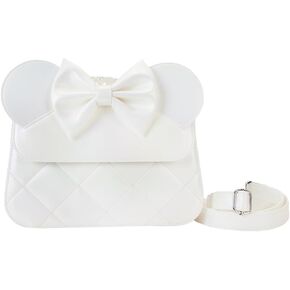 Loungefly Disney Minnie Mouse Iridescent Wedding Crossbody Bag